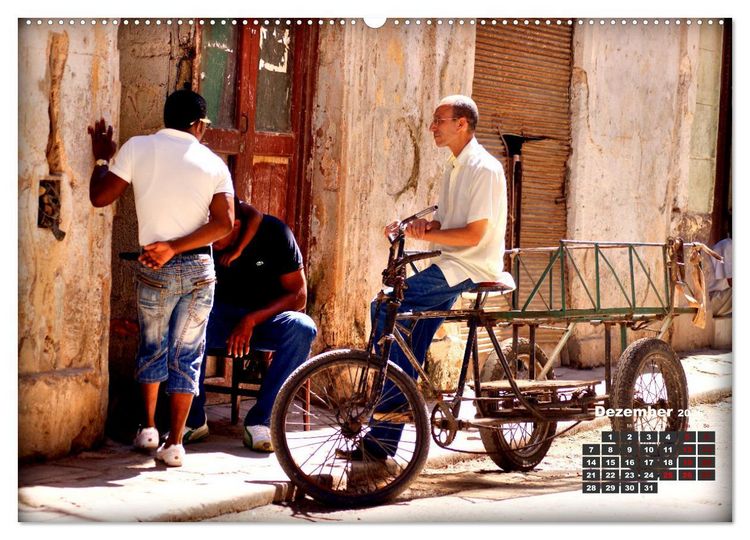 Produktbild: Lastenr&auml;der in Havanna (hochwertiger Premium Wandkalender 2026 DIN A2 quer), Kunstdruck in Hochglanz