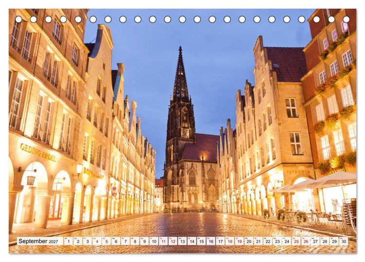 Produktbild: Lebenswertes M&uuml;nster (Tischkalender 2027 DIN A5 quer), CALVENDO Monatskalender