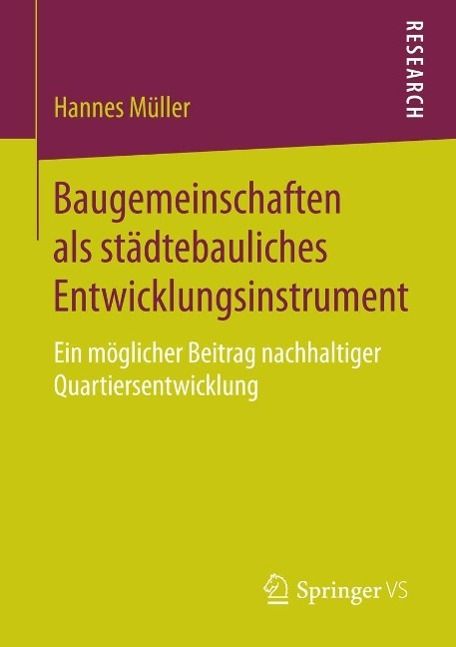 Produktbild: Baugemeinschaften als st&auml;dtebauliches Entwicklungsinstrument