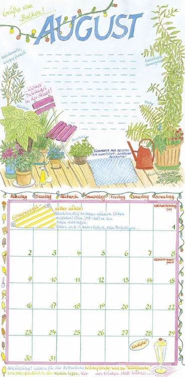 Produktbild: Kohwagner Merkkalender Mein buntes Jahr