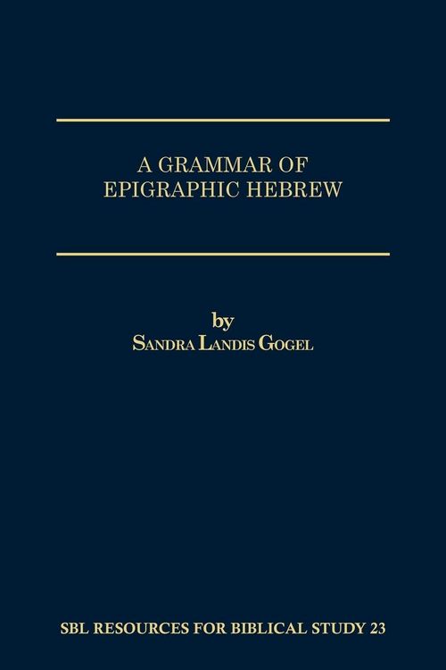 Produktbild: A Grammar of Epigraphic Hebrew