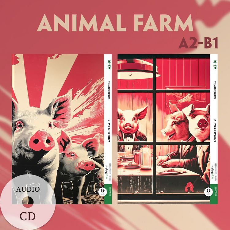Produktbild: Animal Farm - A2-B1 - 2 Teile (+ 2 Audio-CDs)