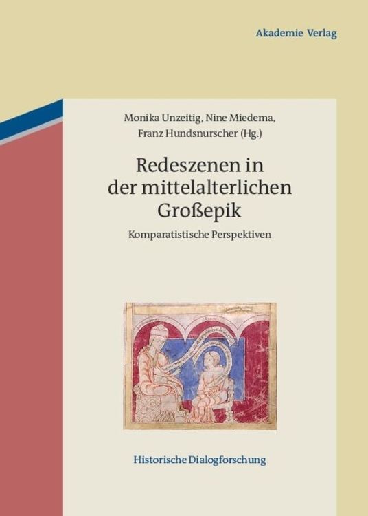 Produktbild: Redeszenen in der mittelalterlichen Gro&szlig;epik