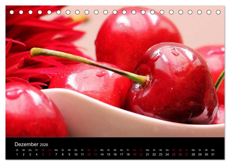 Produktbild: Erfrischend fruchtig (Tischkalender 2026 DIN A5 quer), CALVENDO Monatskalender