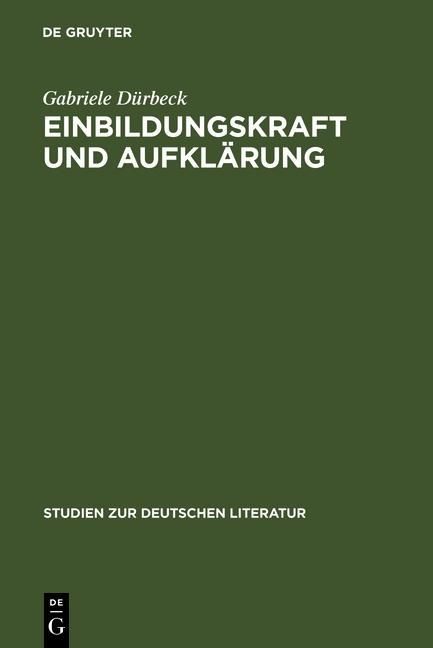 Produktbild: Einbildungskraft und Aufkl&auml;rung