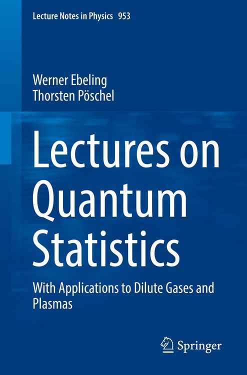 Produktbild: Lectures on Quantum Statistics