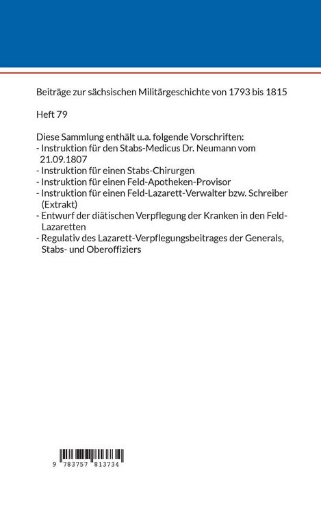 Produktbild: Sammlung von Instruktionen der k&ouml;niglich s&auml;chsischen Armee