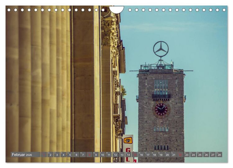 Produktbild: Stuttgart - Bilder einer Stadt 2026 (Wandkalender 2026 DIN A4 quer), CALVENDO Monatskalender