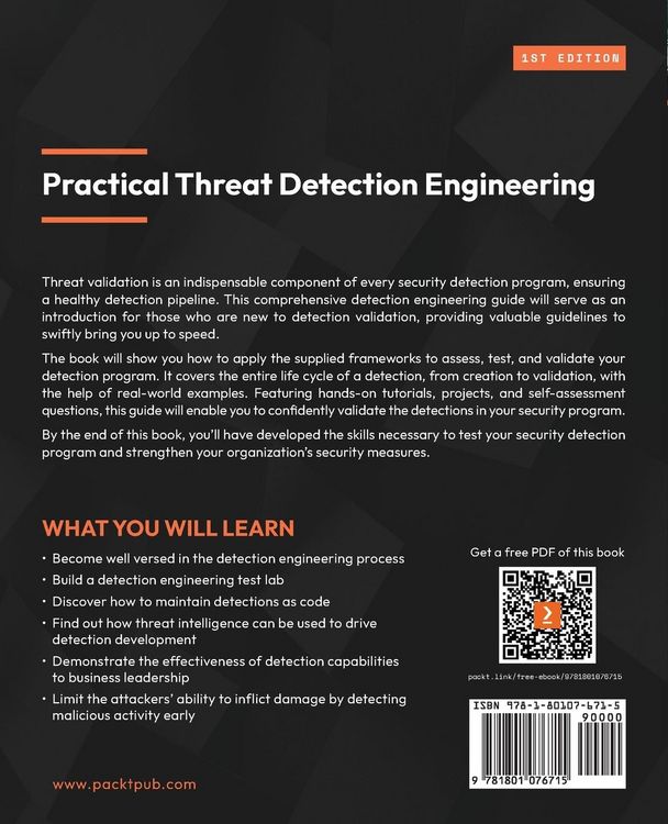 Produktbild: Practical Threat Detection Engineering