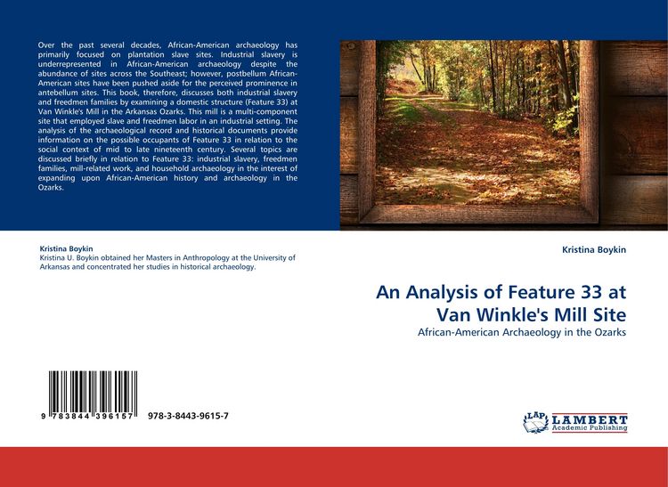 Produktbild: An Analysis of Feature 33 at Van Winkle's Mill Site