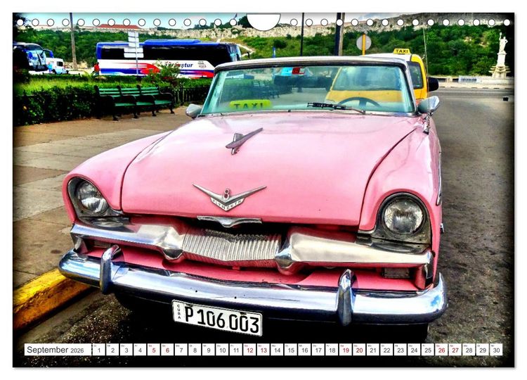 Produktbild: PLYMOUTH '55 (Wandkalender 2026 DIN A4 quer), CALVENDO Monatskalender