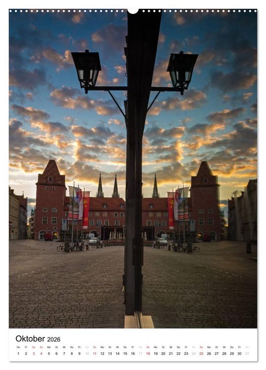Produktbild: Regensburg &ndash; Perle der Oberpfalz (Wandkalender 2026 DIN A2 hoch), CALVENDO Monatskalender