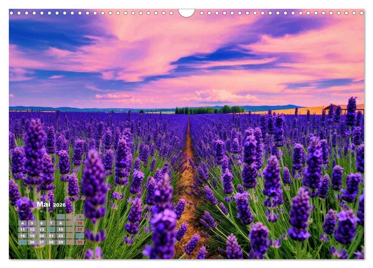 Produktbild: Lavendel f&uuml;r deine Sinne (Wandkalender 2026 DIN A3 quer), CALVENDO Monatskalender
