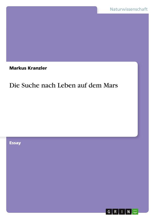 Produktbild: Die Suche nach Leben auf dem Mars