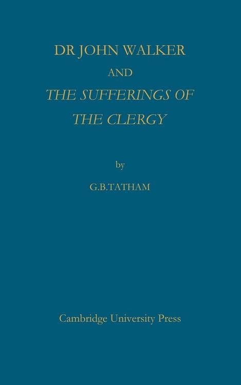 Produktbild: Dr John Walker and the Sufferings of the Clergy