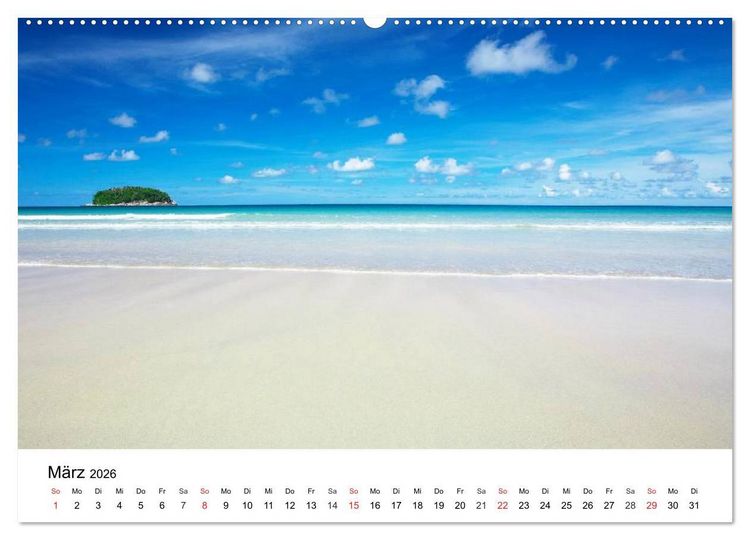 Produktbild: Traumstr&auml;nde in der Karibik (hochwertiger Premium Wandkalender 2026 DIN A2 quer), Kunstdruck in Hochglanz
