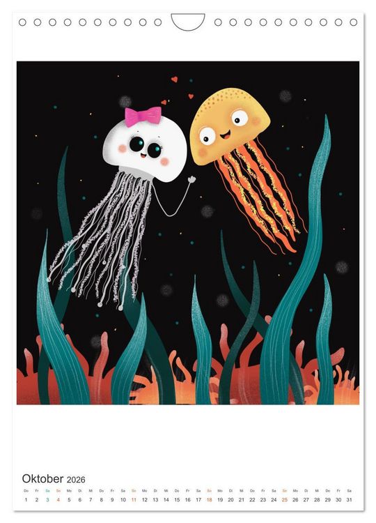 Produktbild: SAVE OUR OCEANS - Ursprung allen Lebens (Wandkalender 2026 DIN A4 hoch), CALVENDO Monatskalender