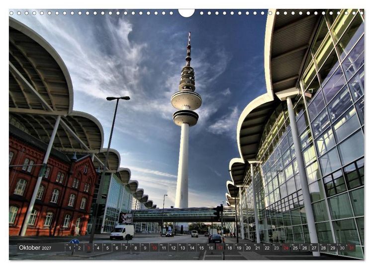 Produktbild: Stadt Hamburg (Wandkalender 2027 DIN A3 quer), CALVENDO Monatskalender