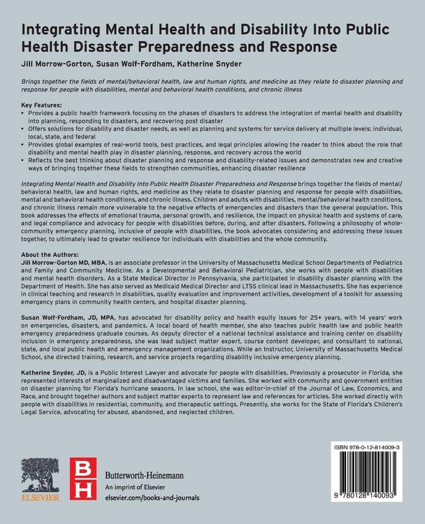 Produktbild: Morrow-Gorton, J: Integrating Mental Health and Disability I