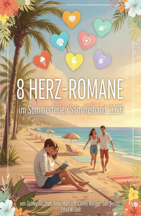 Produktbild: 8 Herz-Romane im Sommerferien Sammelband 2026