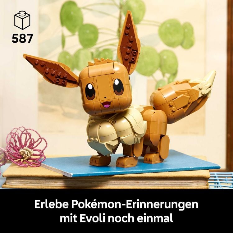 Produktbild: LEGO Pok&eacute;mon 72151 Evoli, 3D Puzzle mit Figur zum Bauen f&uuml;r Erwachsene