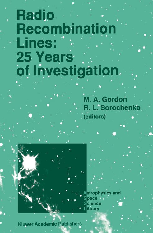 Produktbild: Radio Recombination Lines: 25 Years of Investigation