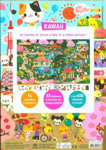 Produktbild: Cherche et trouve kawaii : + de 400 &eacute;l&eacute;ments &agrave; trouver