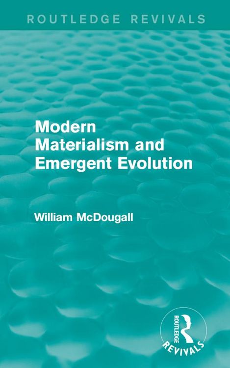 Produktbild: Modern Materialism and Emergent Evolution