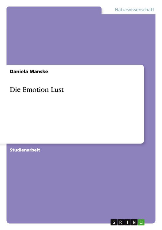 Produktbild: Die Emotion Lust