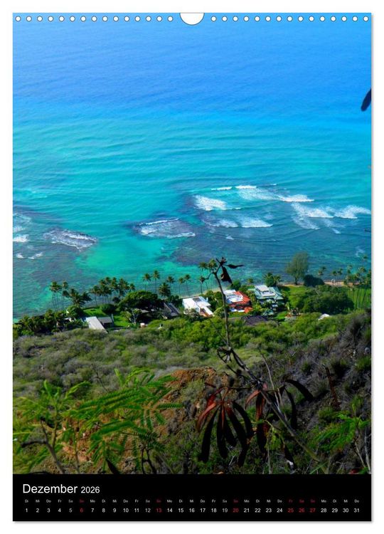 Produktbild: Hawaii (Wandkalender 2026 DIN A3 hoch), CALVENDO Monatskalender