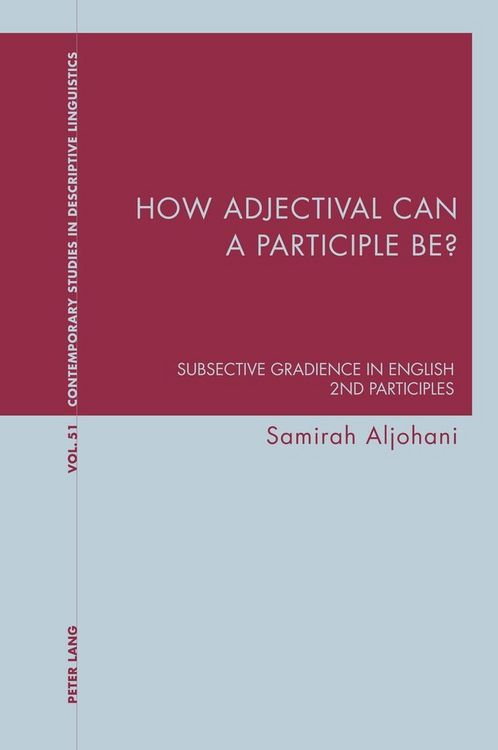 Produktbild: How adjectival can a participle be?