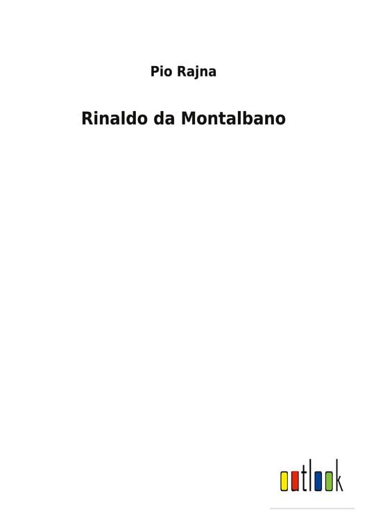Produktbild: Rinaldo da Montalbano