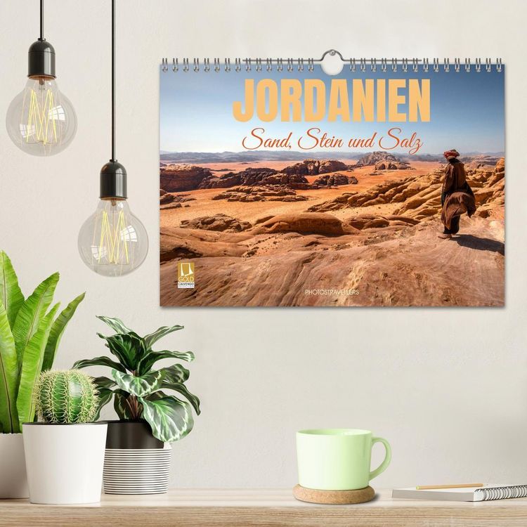 Produktbild: Jordanien Sand, Stein und Salz (Wandkalender 2027 DIN A4 quer), CALVENDO Monatskalender