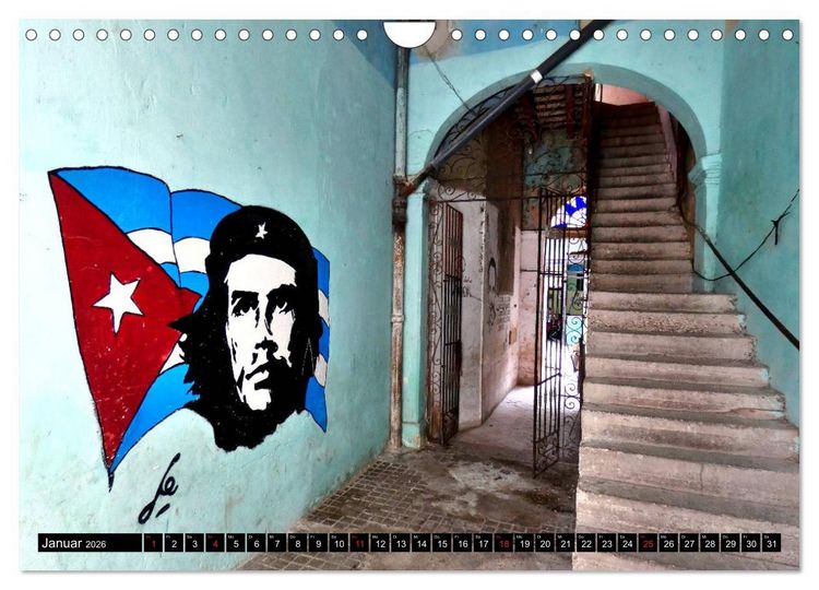 Produktbild: CHE - Ernesto Che Guevara in Kuba (Wandkalender 2026 DIN A4 quer), CALVENDO Monatskalender