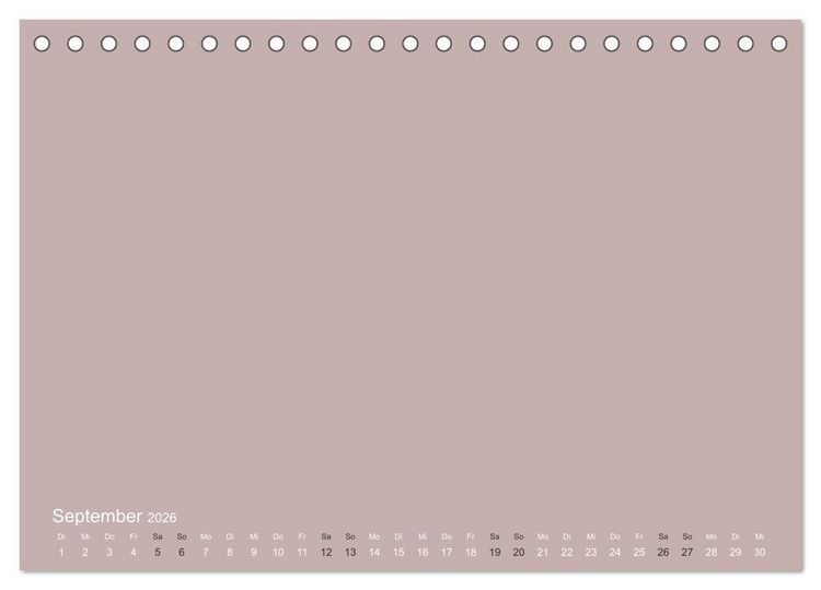 Produktbild: DIY Bastel-Kalender -Erdige Pastell Farben- Zum Selbstgestalten (Tischkalender 2026 DIN A5 quer), CALVENDO Monatskalender