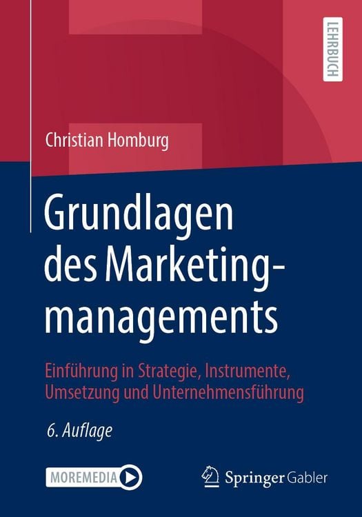 Produktbild: Grundlagen des Marketingmanagements