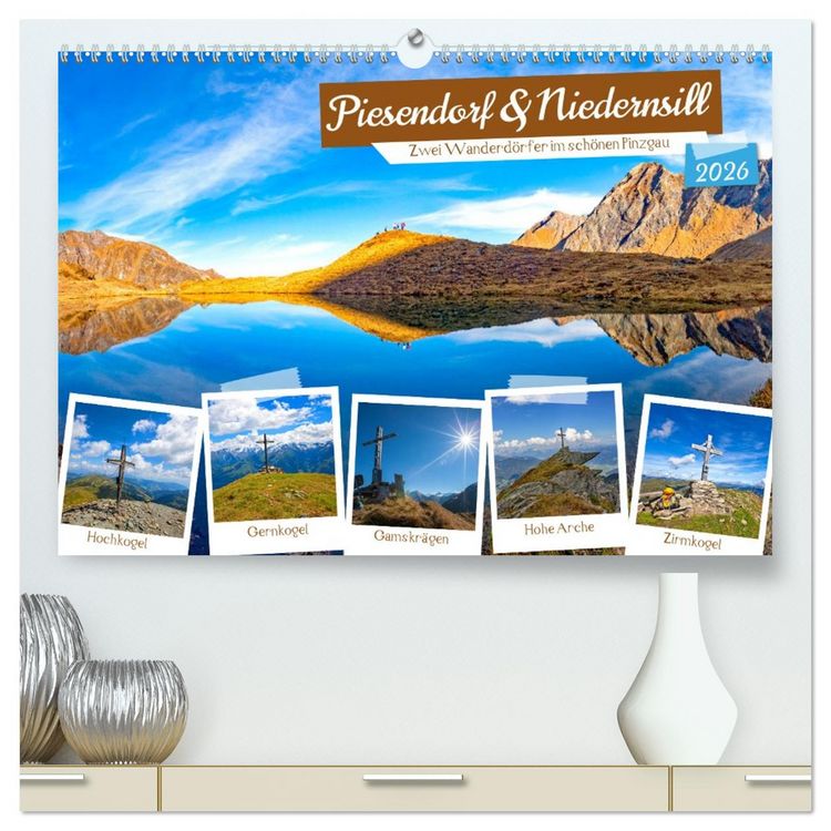 Produktbild: Piesendorf & Niedernsill (hochwertiger Premium Wandkalender 2026 DIN A2 quer), Kunstdruck in Hochglanz