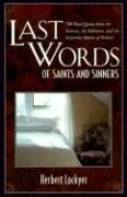 Produktbild: Last Words of Saints and Sinners