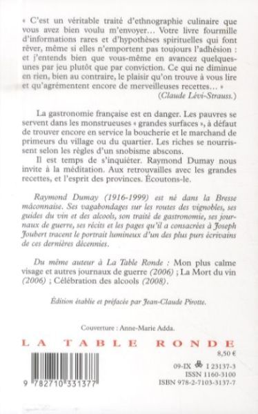 Produktbild: De la gastronomie fran&ccedil;aise