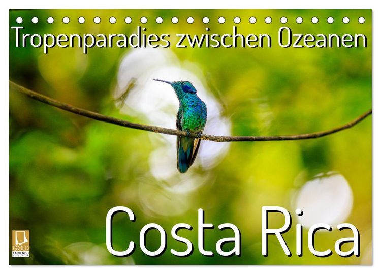 Produktbild: Tropenparadies zwischen Ozeanen Costa Rica (Tischkalender 2026 DIN A5 quer), CALVENDO Monatskalender