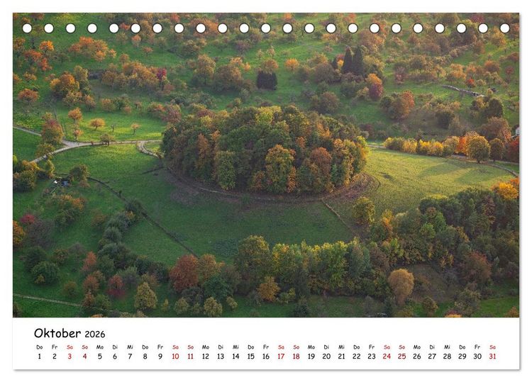 Produktbild: Faszination Schw&auml;bische Alb (Tischkalender 2026 DIN A5 quer), CALVENDO Monatskalender