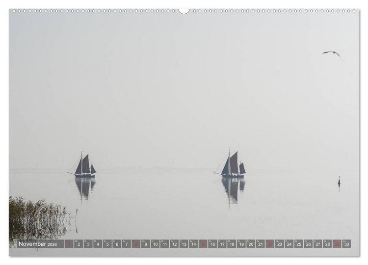 Produktbild: Ahrenshoop - Stimmungsbilder eines K&uuml;nstlerortes (hochwertiger Premium Wandkalender 2026 DIN A2 quer), Kunstdruck in Hochglanz