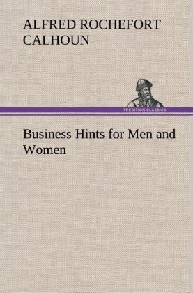Produktbild: Business Hints for Men and Women