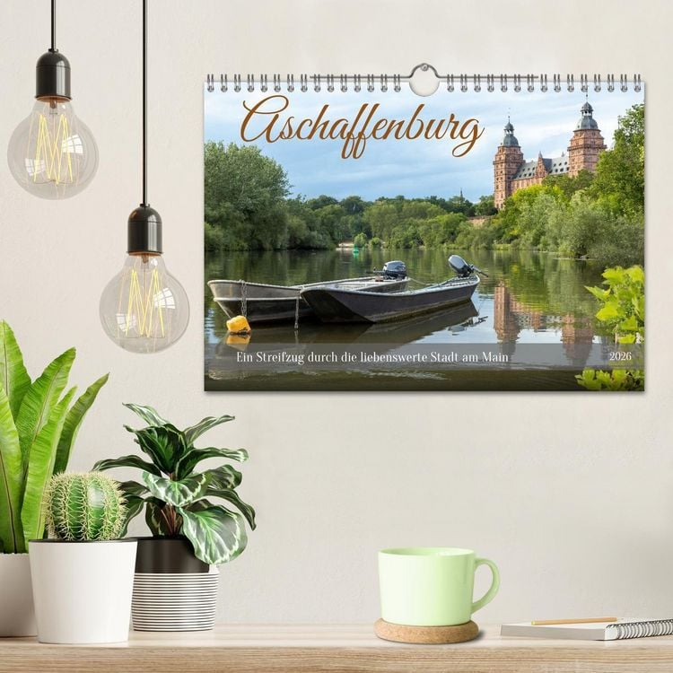 Produktbild: Aschaffenburg - Ein Streifzug durch die liebenswerte Stadt am Main (Wandkalender 2026 DIN A4 quer), CALVENDO Monatskalender