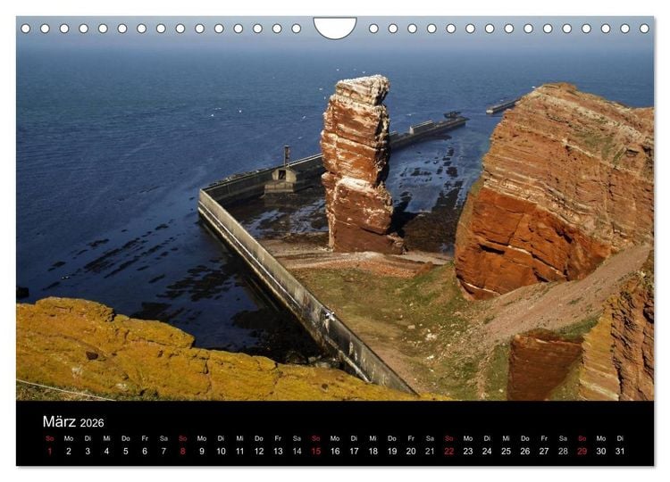 Produktbild: Helgoland (Wandkalender 2026 DIN A4 quer), CALVENDO Monatskalender