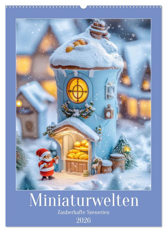 Produktbild: Miniaturwelten - Zauberhafte Szenerien (Wandkalender 2026 DIN A2 hoch), CALVENDO Monatskalender
