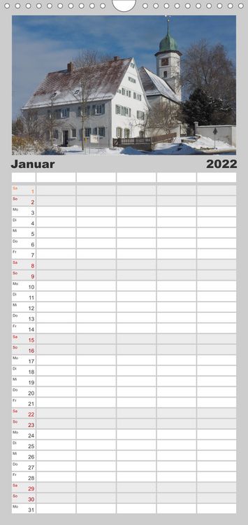 Produktbild: Familienplaner Gerstetten (Wandkalender 2022 , 21 cm x 45 cm, hoch)