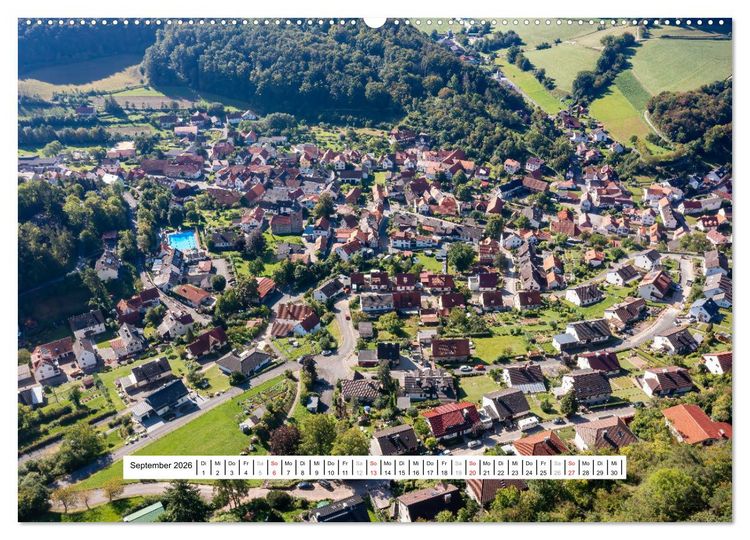 Produktbild: Die Ringgau D&ouml;rfer (Wandkalender 2026 DIN A2 quer), CALVENDO Monatskalender