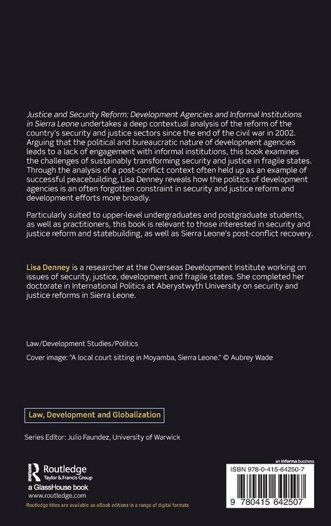 Produktbild: Justice and Security Reform