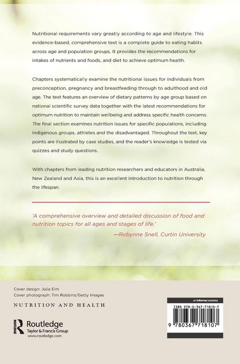 Produktbild: Food and Nutrition Throughout Life